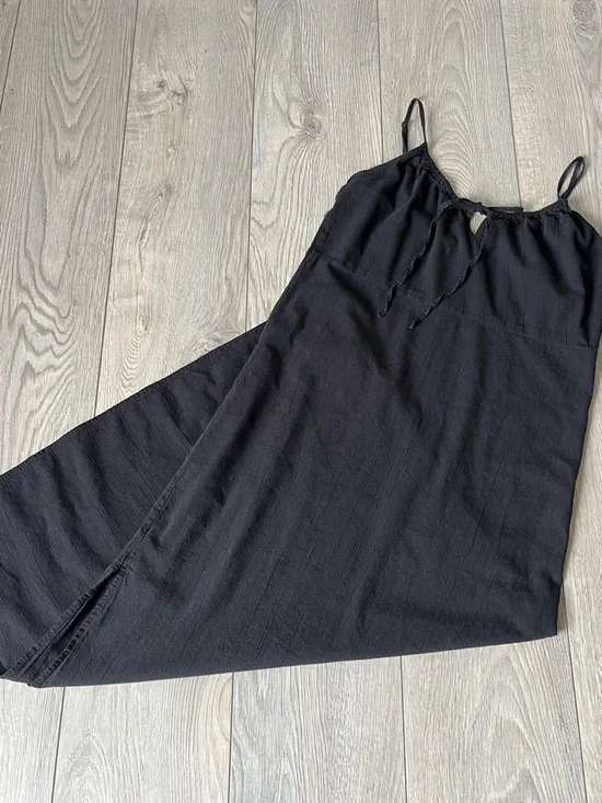 Old Navy Sleeveless A Line Cami Maxi Dress Black Size Small - Picture 6 of 8